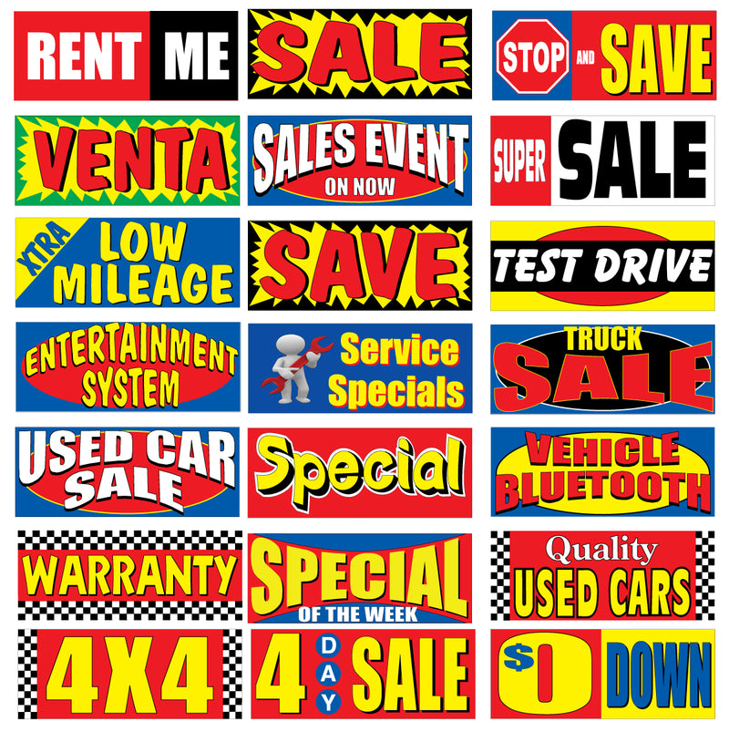 Load image into Gallery viewer, Windshield Banner Slogans