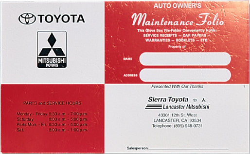 Load image into Gallery viewer, Maintenance Folios