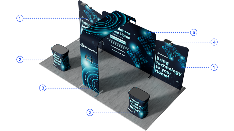 Load image into Gallery viewer, 10x20ft Showroom Display Kit - A5