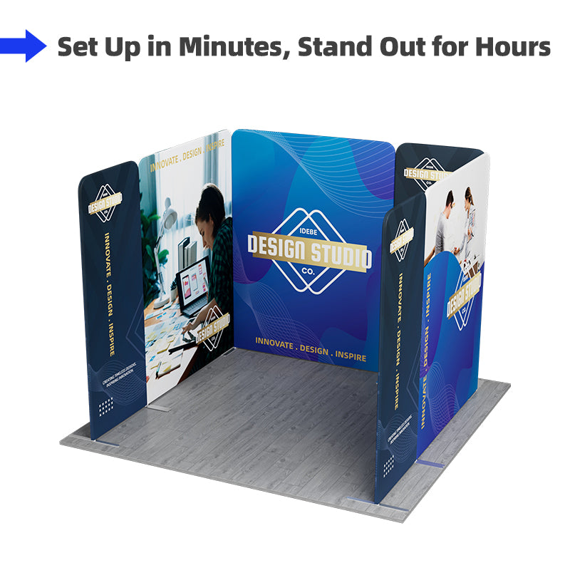 Load image into Gallery viewer, 10x10ft Magnetic Modular Fabric Displays-B