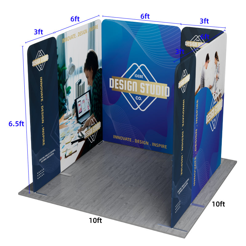 Load image into Gallery viewer, 10x10ft Magnetic Modular Fabric Displays-B
