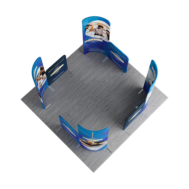 Load image into Gallery viewer, 10x10ft Magnetic Modular Fabric Displays-E