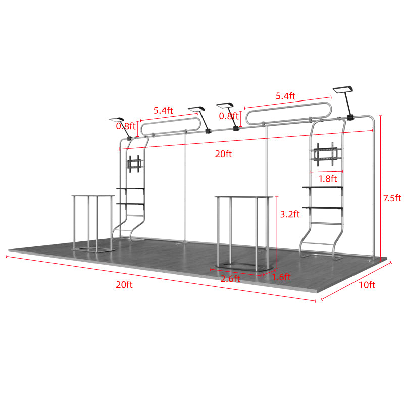 Load image into Gallery viewer, 10x20ft Showroom Display Kit - A3