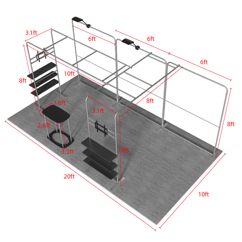 Load image into Gallery viewer, 10x20ft Showroom Display Kit - B2