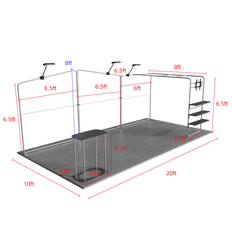 Load image into Gallery viewer, 10x20ft Showroom Display Kit - C1