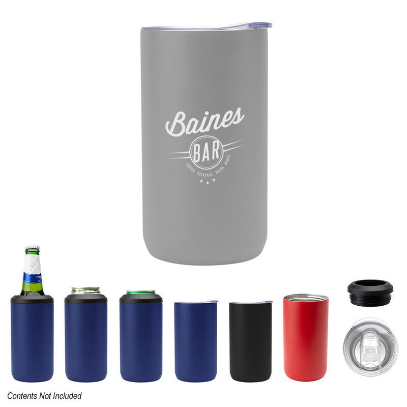 Load image into Gallery viewer, 12 Oz. 4-In-1 Double Walled Can Cooler