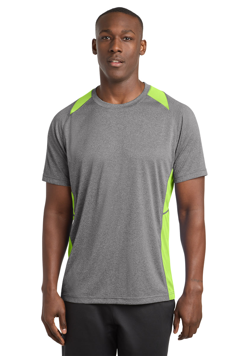 Load image into Gallery viewer, Sport-Tek® Heather Colorblock Contender™ Tee
