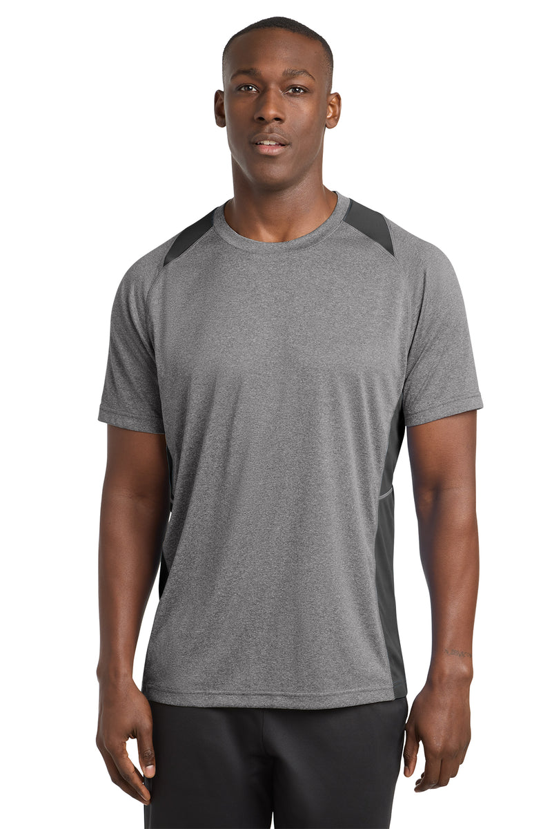 Load image into Gallery viewer, Sport-Tek® Heather Colorblock Contender™ Tee