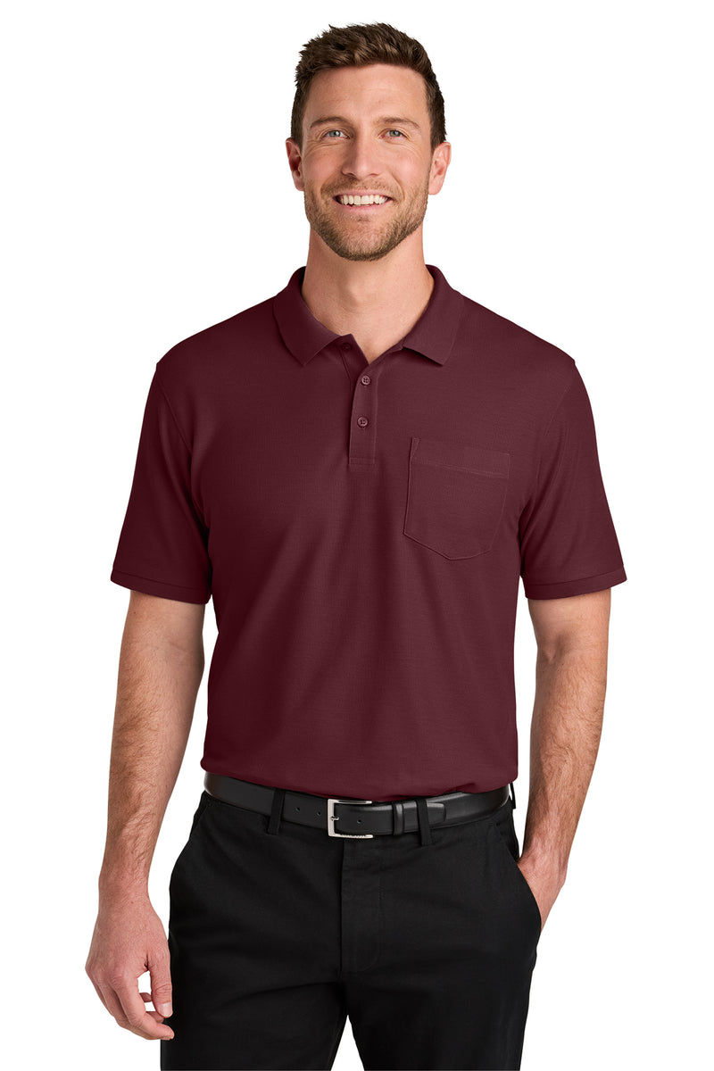 Load image into Gallery viewer, Port Authority® Wearever Signature Pique Pocket Polo