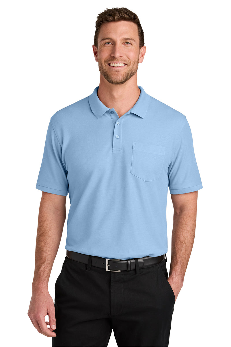Load image into Gallery viewer, Port Authority® Wearever Signature Pique Pocket Polo