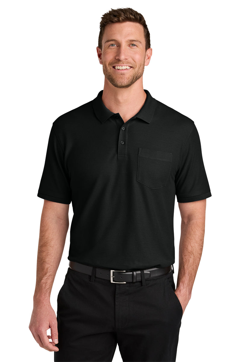 Load image into Gallery viewer, Port Authority® Wearever Signature Pique Pocket Polo