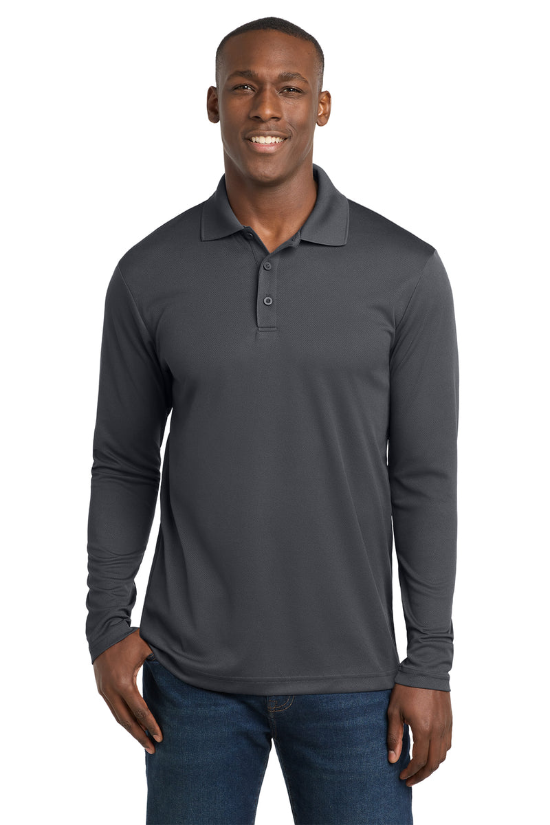 Load image into Gallery viewer, Sport-Tek ® PosiCharge ® RacerMesh ® Long Sleeve Polo