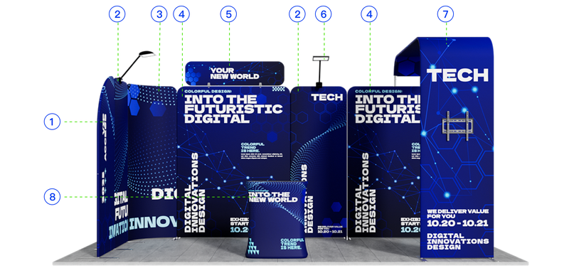 Load image into Gallery viewer, 10x20ft Showroom Display Kit - B5