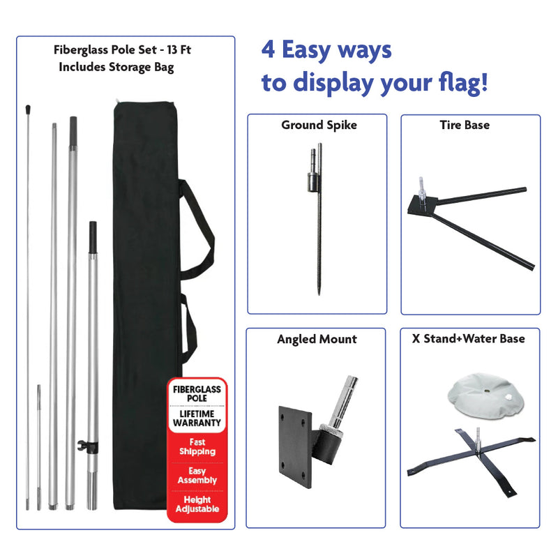 Load image into Gallery viewer, Custom Feather Flag - 13 Ft