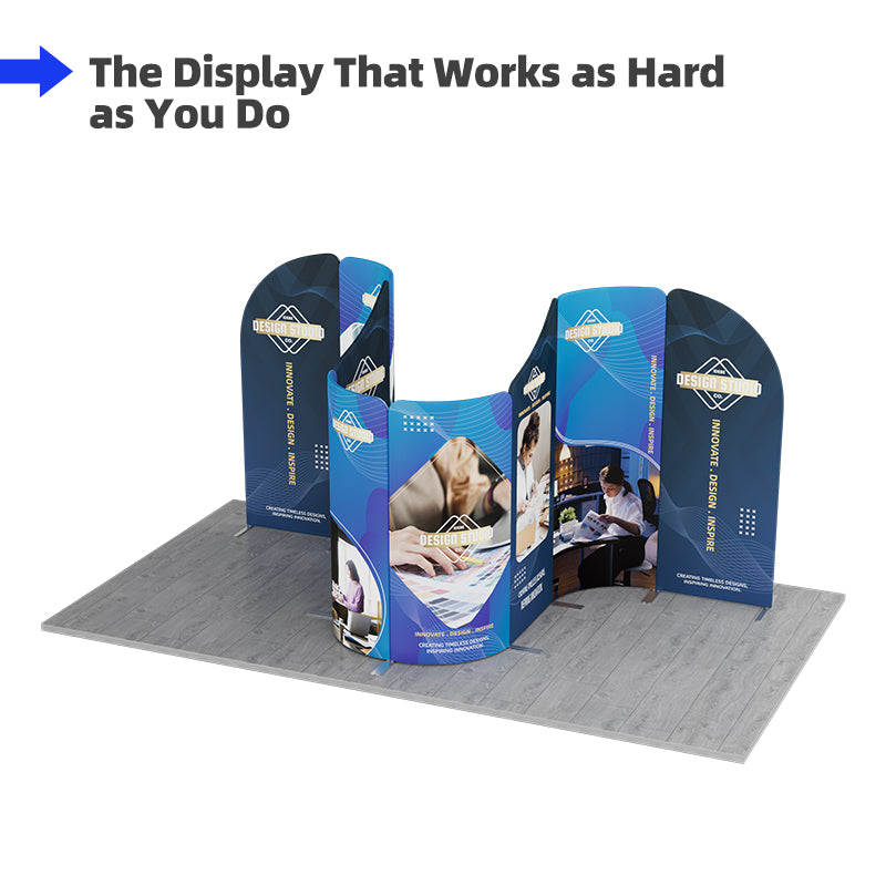 Load image into Gallery viewer, 13x10ft Magnetic Modular Fabric Displays-A