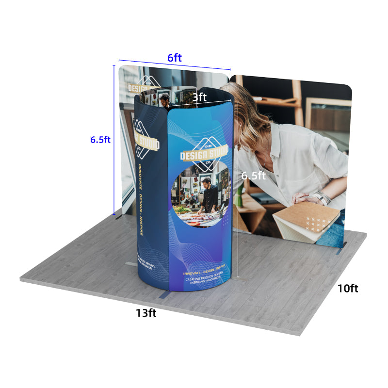 Load image into Gallery viewer, 13x10ft Magnetic Modular Fabric Displays-B