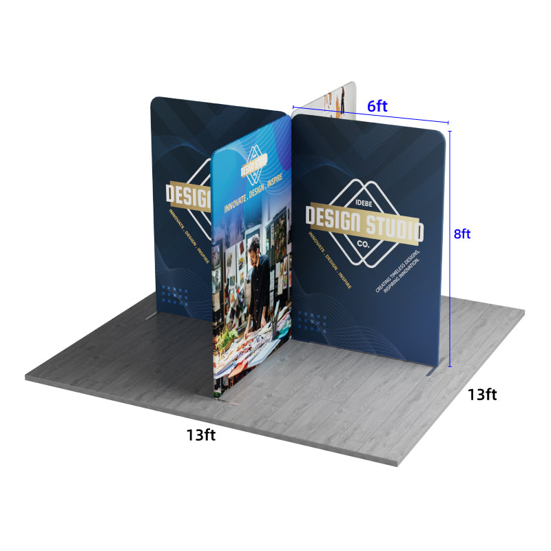 Load image into Gallery viewer, 13x13ft Magnetic Modular Fabric Displays-A
