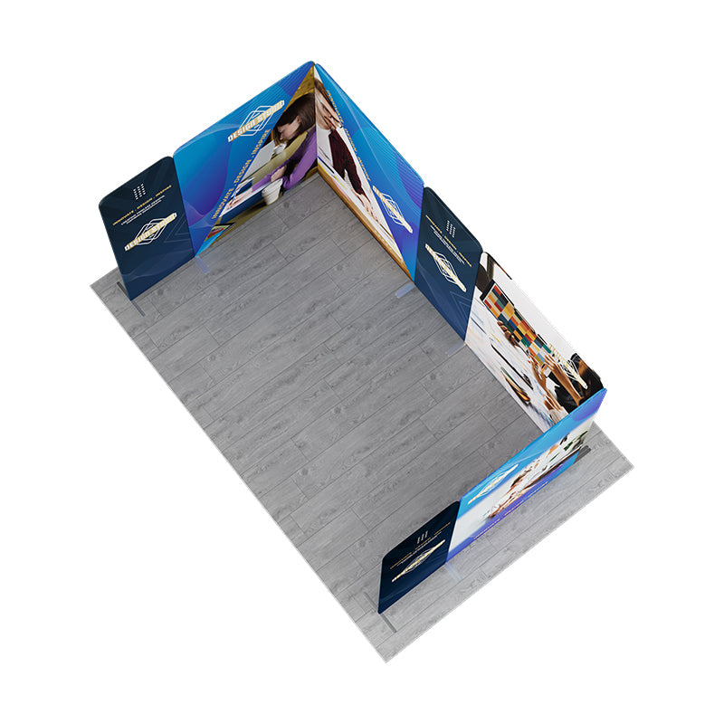 Load image into Gallery viewer, 16.4' x 10' Magnetic Modular Fabric Display