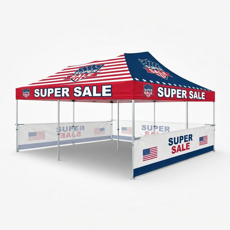 Load image into Gallery viewer, 20' x 20' Custom Pop-Up Tent Canopy
