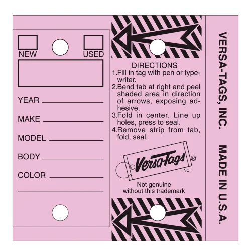 Load image into Gallery viewer, Genuine Versa-Tags® Key Tag with Rings (250)