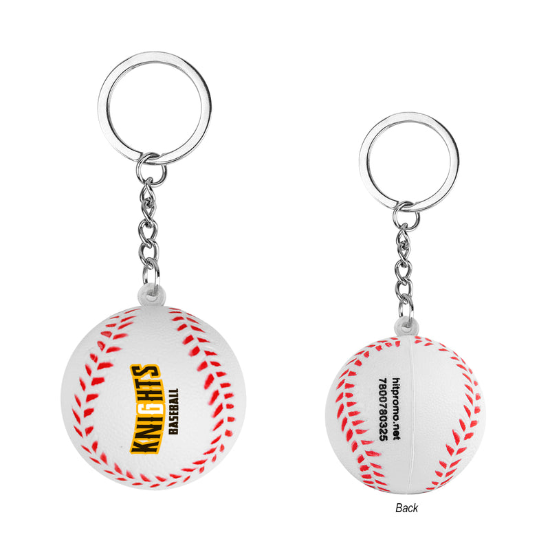 Load image into Gallery viewer, Baseball Stress Reliever Keychain