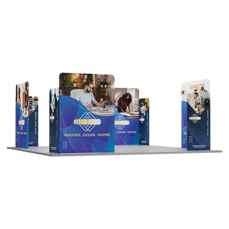 Load image into Gallery viewer, 20x20ft Magnetic Modular Fabric Displays-A