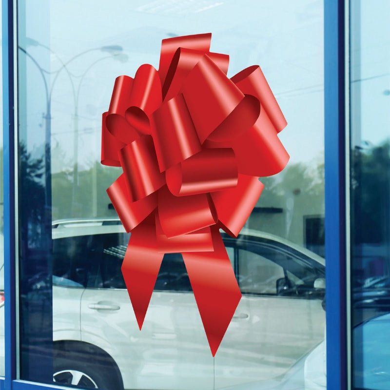 Load image into Gallery viewer, 24" Die-Cut Holiday Bow Decal