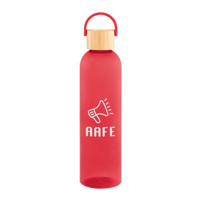 Load image into Gallery viewer, 32 Oz. Jeffrey rPET Bottle With Bamboo Lid And Easy Carry Handle