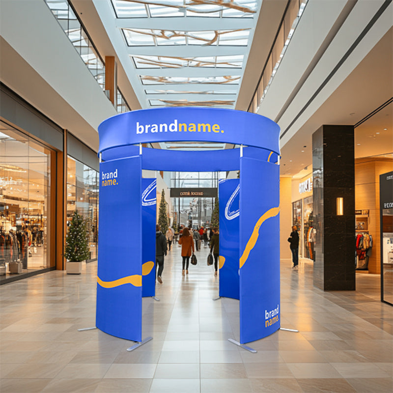 Load image into Gallery viewer, 360 View 4 Panel Photo Booth Enclosure