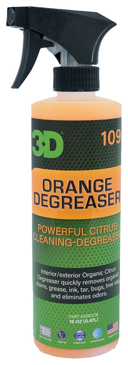 Load image into Gallery viewer, 3D® Orange Organic Degreaser 16 oz. Bottle (Pack of 6)