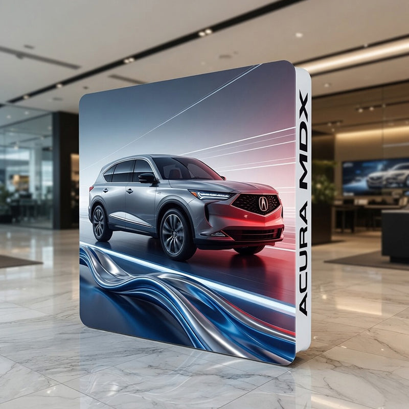 Load image into Gallery viewer, 3D Straight Backdrop (Round Corners)