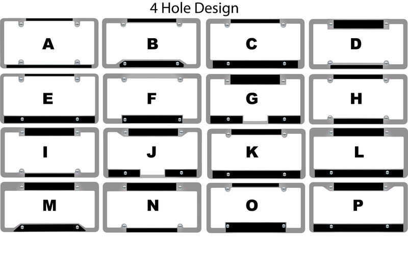 Load image into Gallery viewer, Premium Full Dip Chorme Plastic License Frame - Box + 1 Color