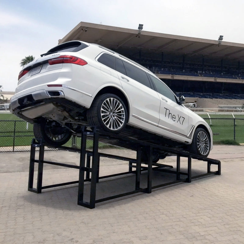 Load image into Gallery viewer, 48" X 36"" Side Tilt Incline Vehicle Display Ramp