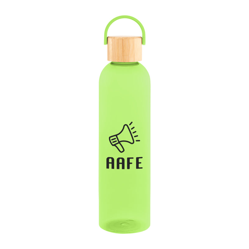 Load image into Gallery viewer, 32 Oz. Jeffrey rPET Bottle With Bamboo Lid And Easy Carry Handle
