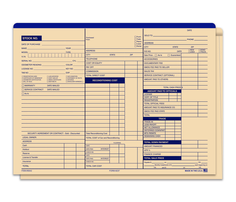 Load image into Gallery viewer, Heavy Stock Deal Jackets #237 ( Box of 500 )