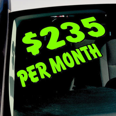 Load image into Gallery viewer, 6 1/4 inch Neon Green Die Cut Numbers