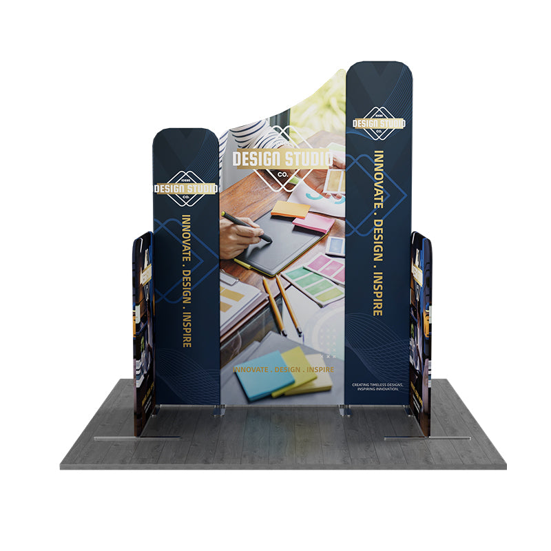 Load image into Gallery viewer, 6.5 x 6.5ft Magnetic Modular Fabric Displays-C