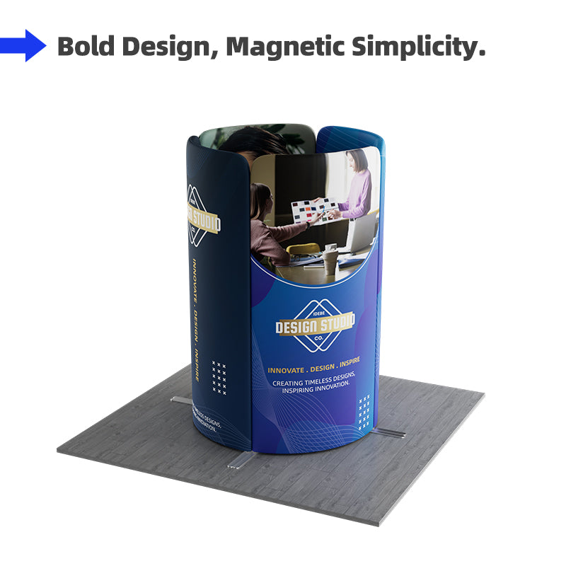 Load image into Gallery viewer, 6.5x6.5ft Magnetic Modular Fabric Displays-A
