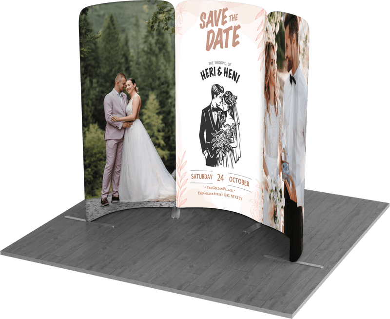 Load image into Gallery viewer, 6.5x6.5ft Magnetic Modular Fabric Displays-B