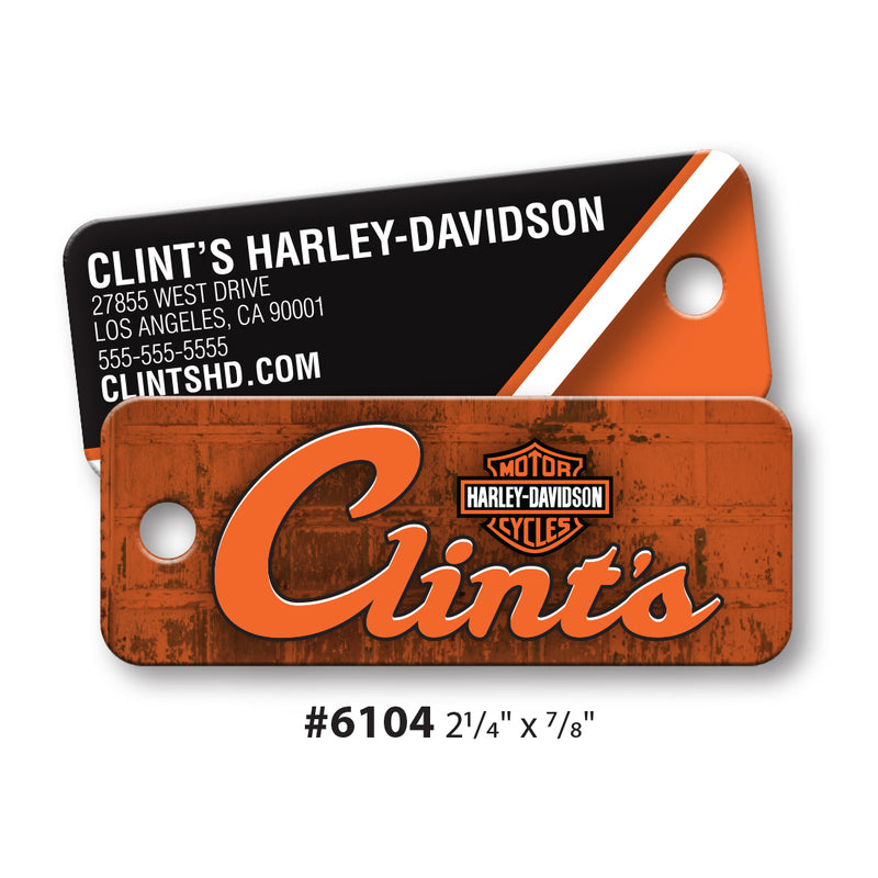 Load image into Gallery viewer, Custom Printed Over-Lam Key Tags- 30 mil