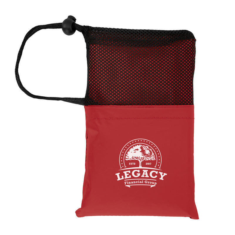 Load image into Gallery viewer, PEVA Poncho With Drawstring Pouch