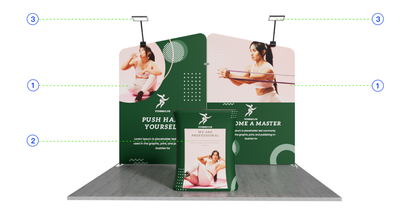 Load image into Gallery viewer, 10x10ft Showroom Display Kit - C2