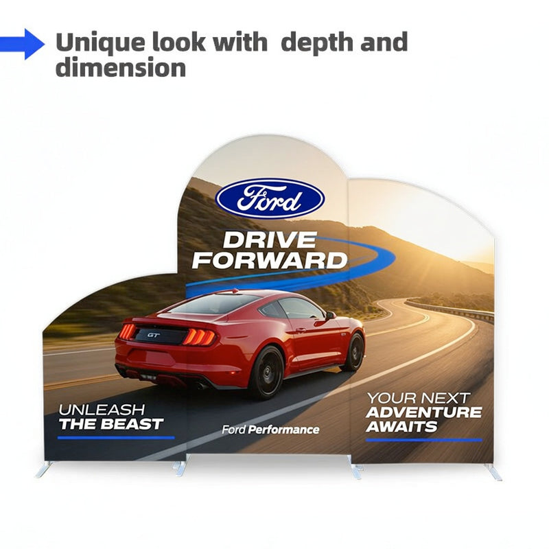 Load image into Gallery viewer, 7 FT Backwall Trio Kit B (Set of 3 Signs )