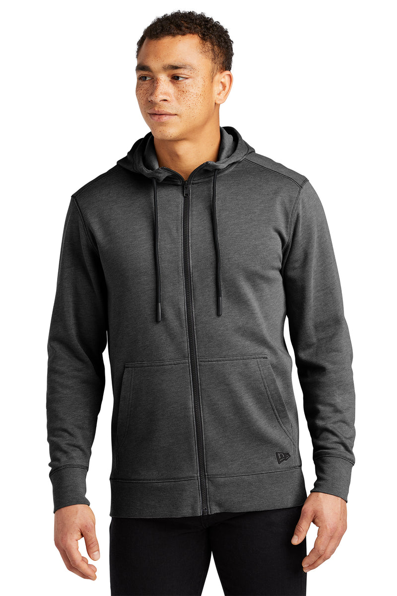 Load image into Gallery viewer, New Era® Tri-Blend Fleece Full-Zip Hoodie