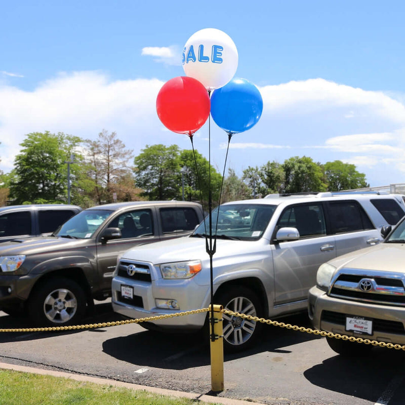 Load image into Gallery viewer, BalloonBobber® 3-Balloon Cluster Pole Kit