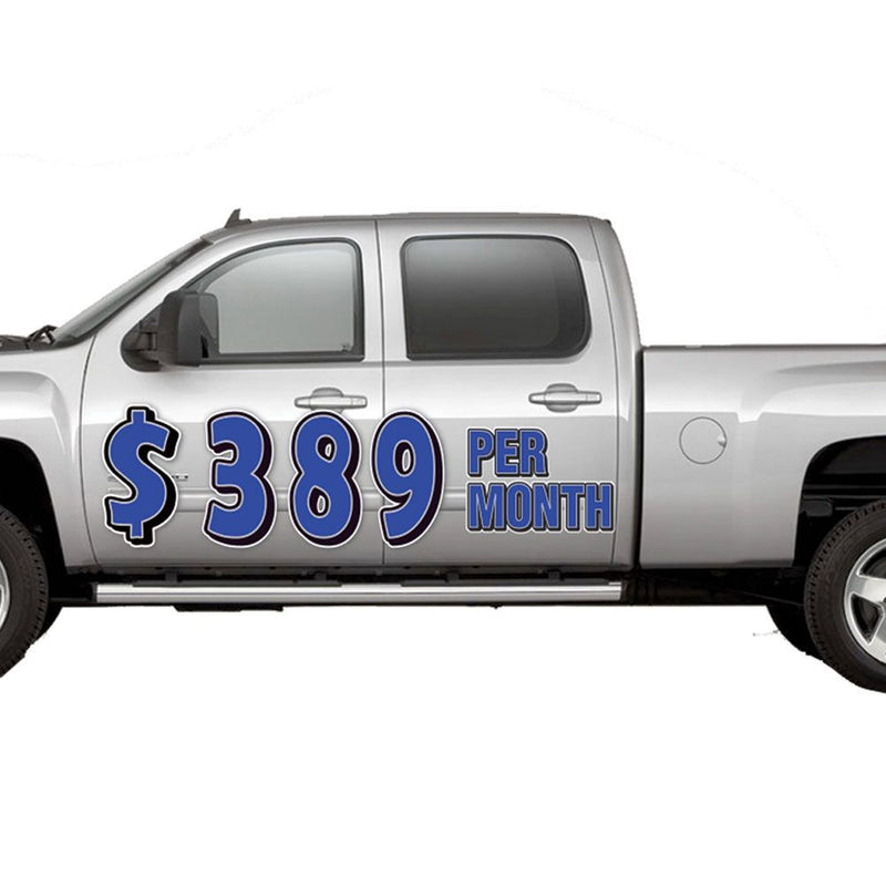 Load image into Gallery viewer, Big Deal Magnetic Digits & Slogans - Blue