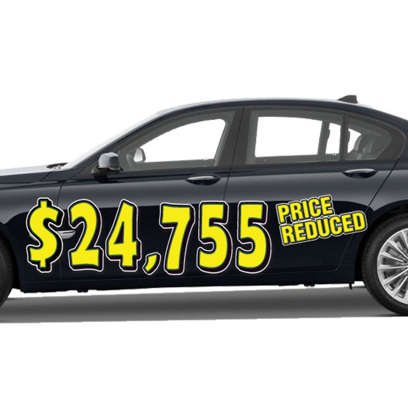 Load image into Gallery viewer, Big Deal Magnetic Digits & Slogans - Yellow