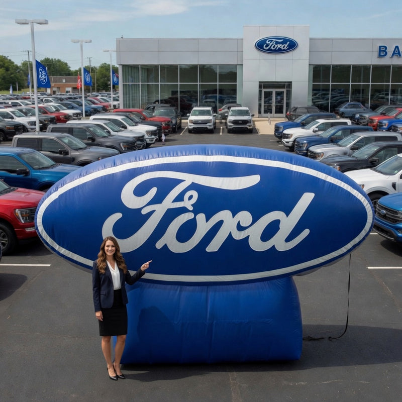 Load image into Gallery viewer, Ford Oval PVC Inflatable