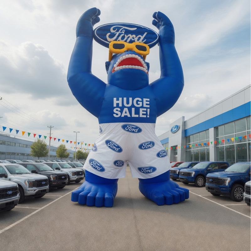Load image into Gallery viewer, Giant Inflatable Gorilla