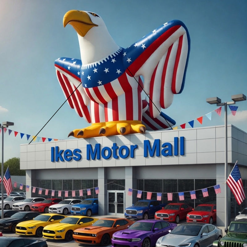 Load image into Gallery viewer, Giant Patriotic Eagle PVC Inflatable